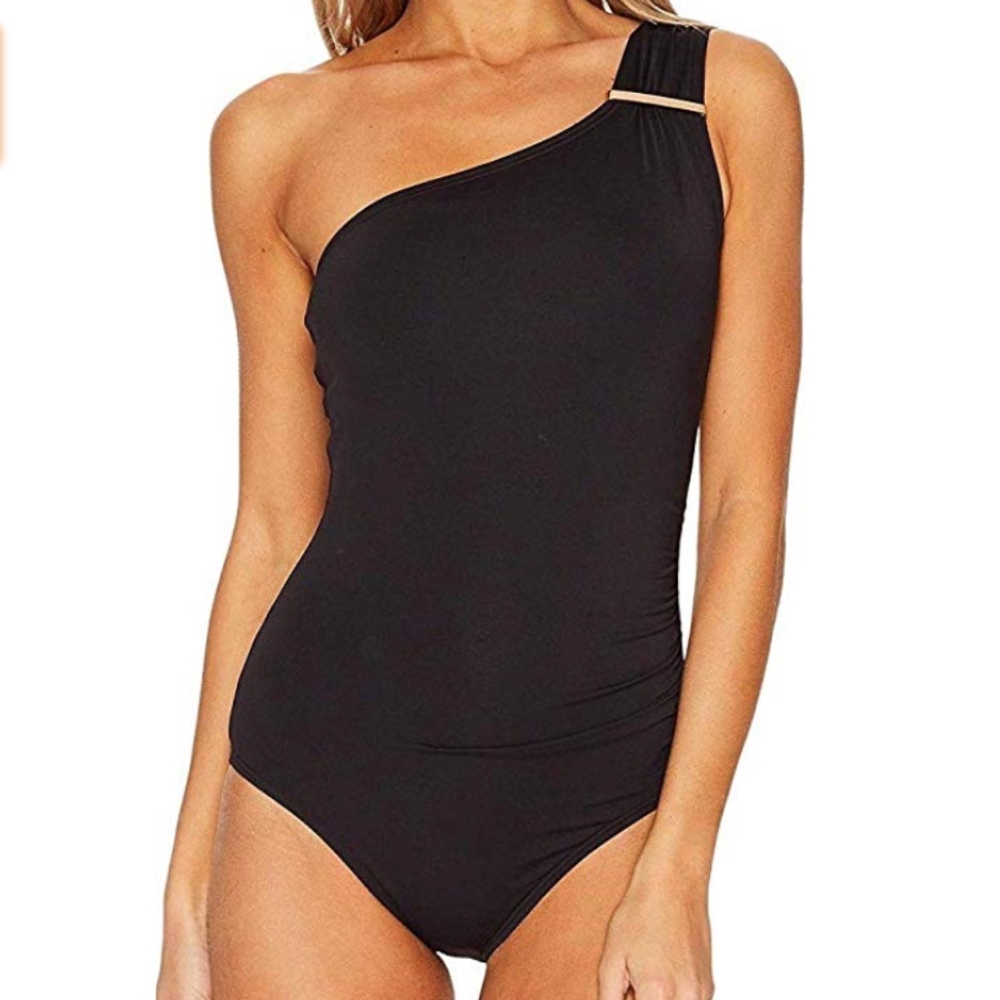 MICHAEL Kors One Shoulder Swimsuit Size 14